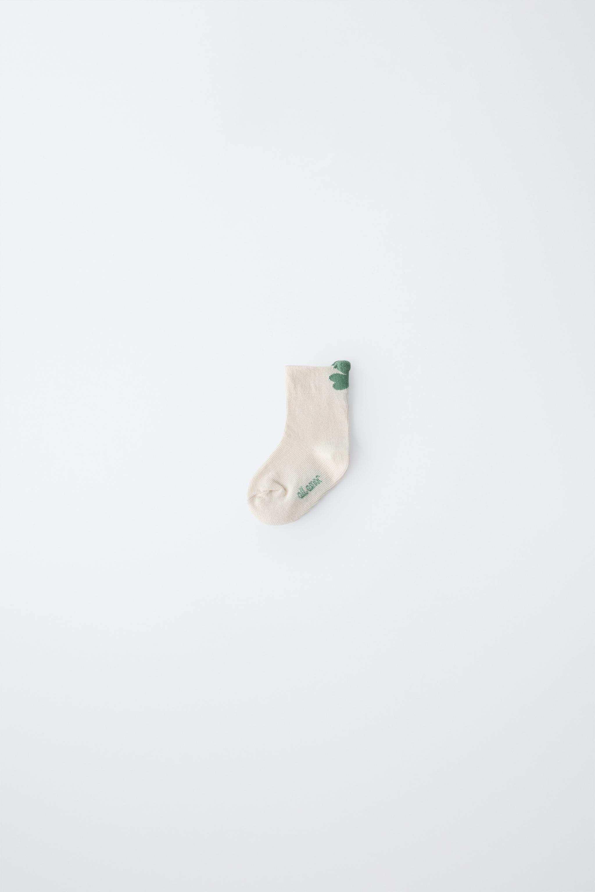 CLOVER PRINT KNEE SOCKS